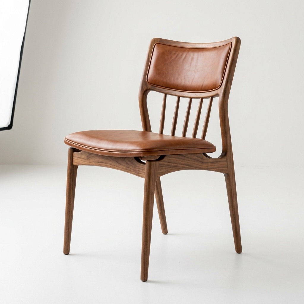 Woodworker crafting furniture
